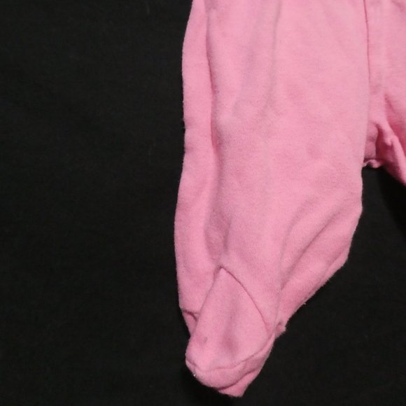 Pink Baby Girl Bottoms With Feet | 10 LBS / 1 month - Picture 3 of 6